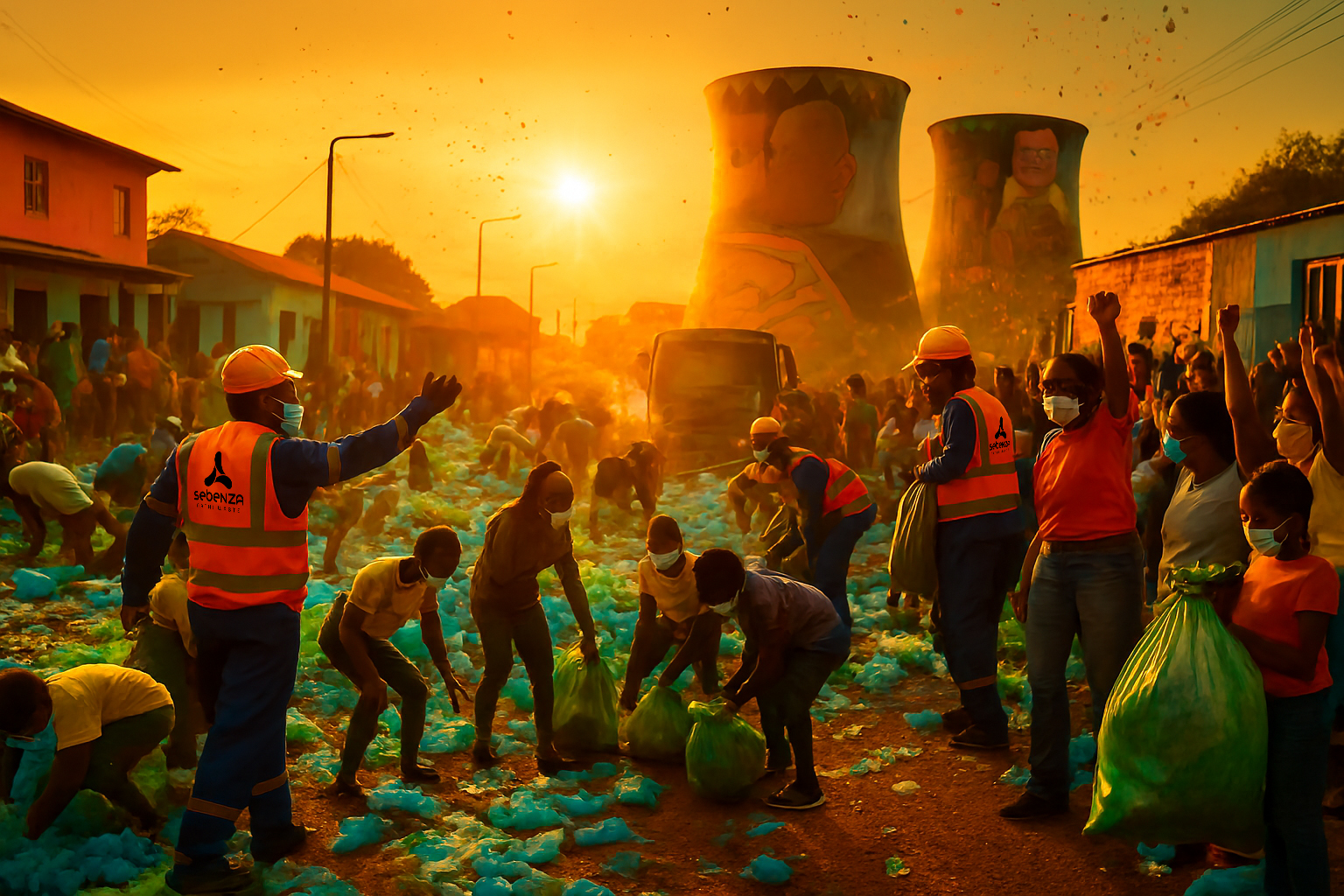 Landfill waste management and recycling activities